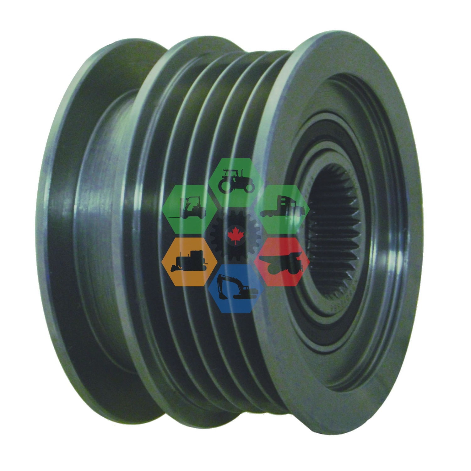 24-91289 clutch pulley, 6-Groove, Bosch type